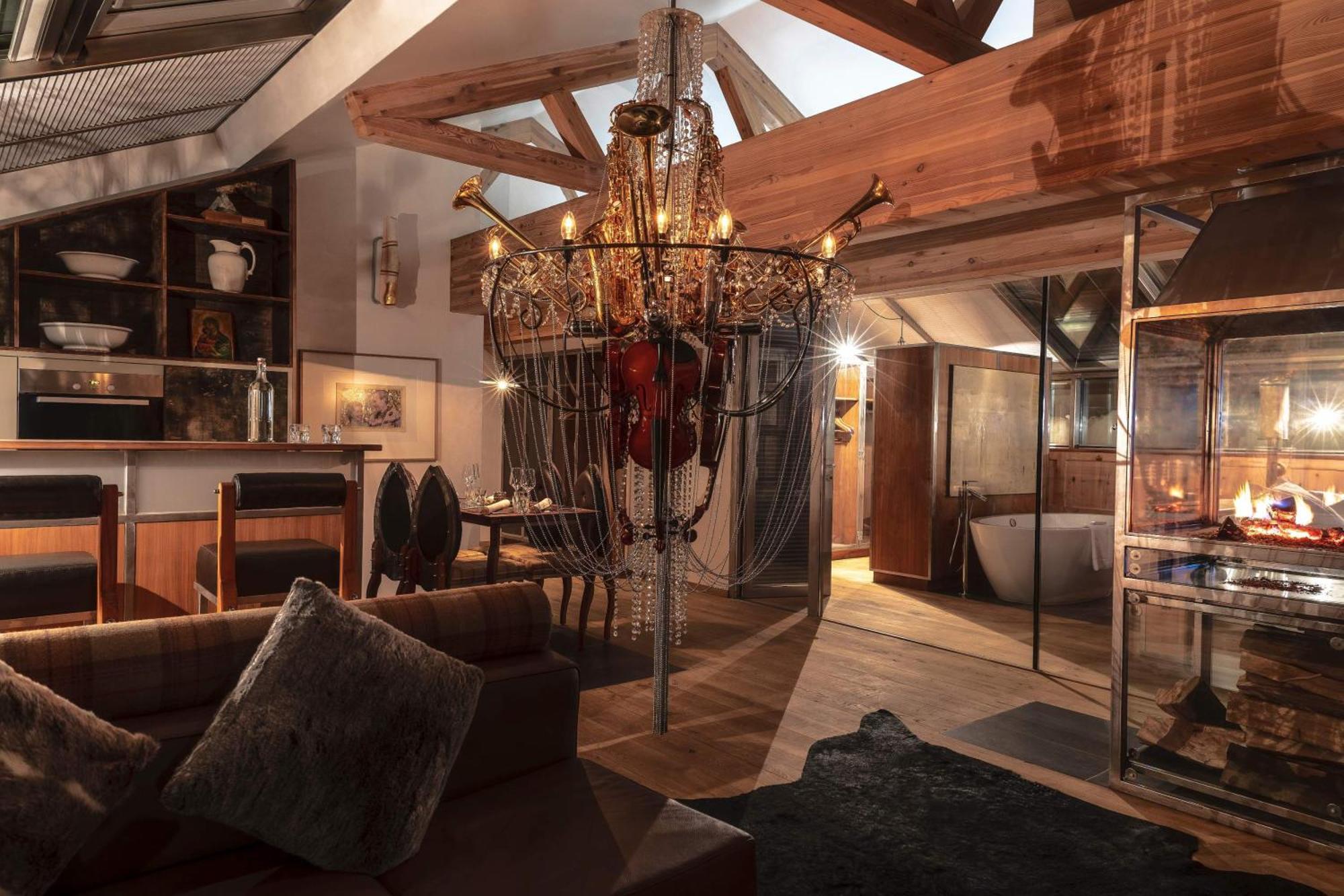 Backstage Boutique Spa Hotel Церматт Экстерьер фото