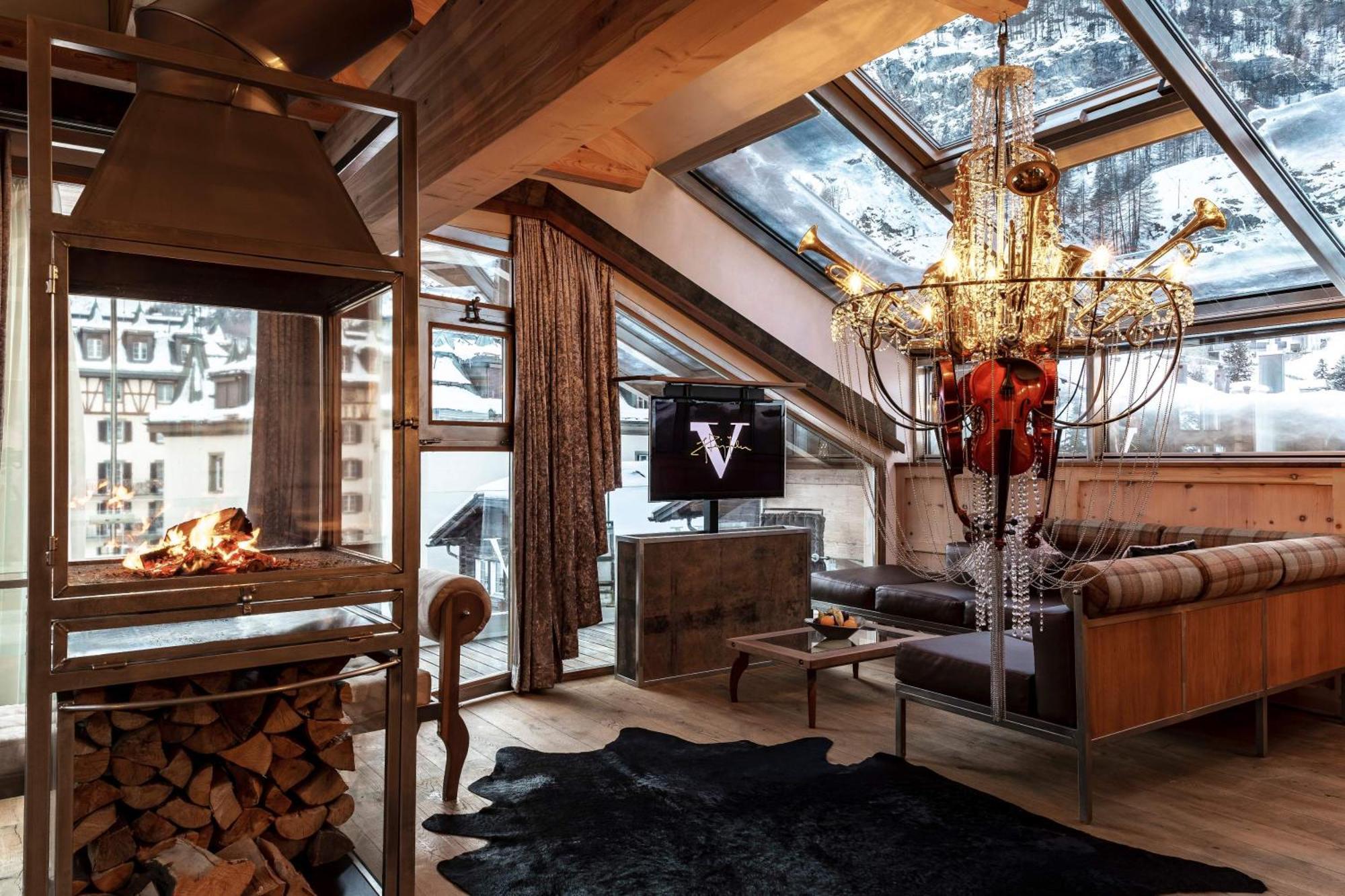 Backstage Boutique Spa Hotel Церматт Экстерьер фото
