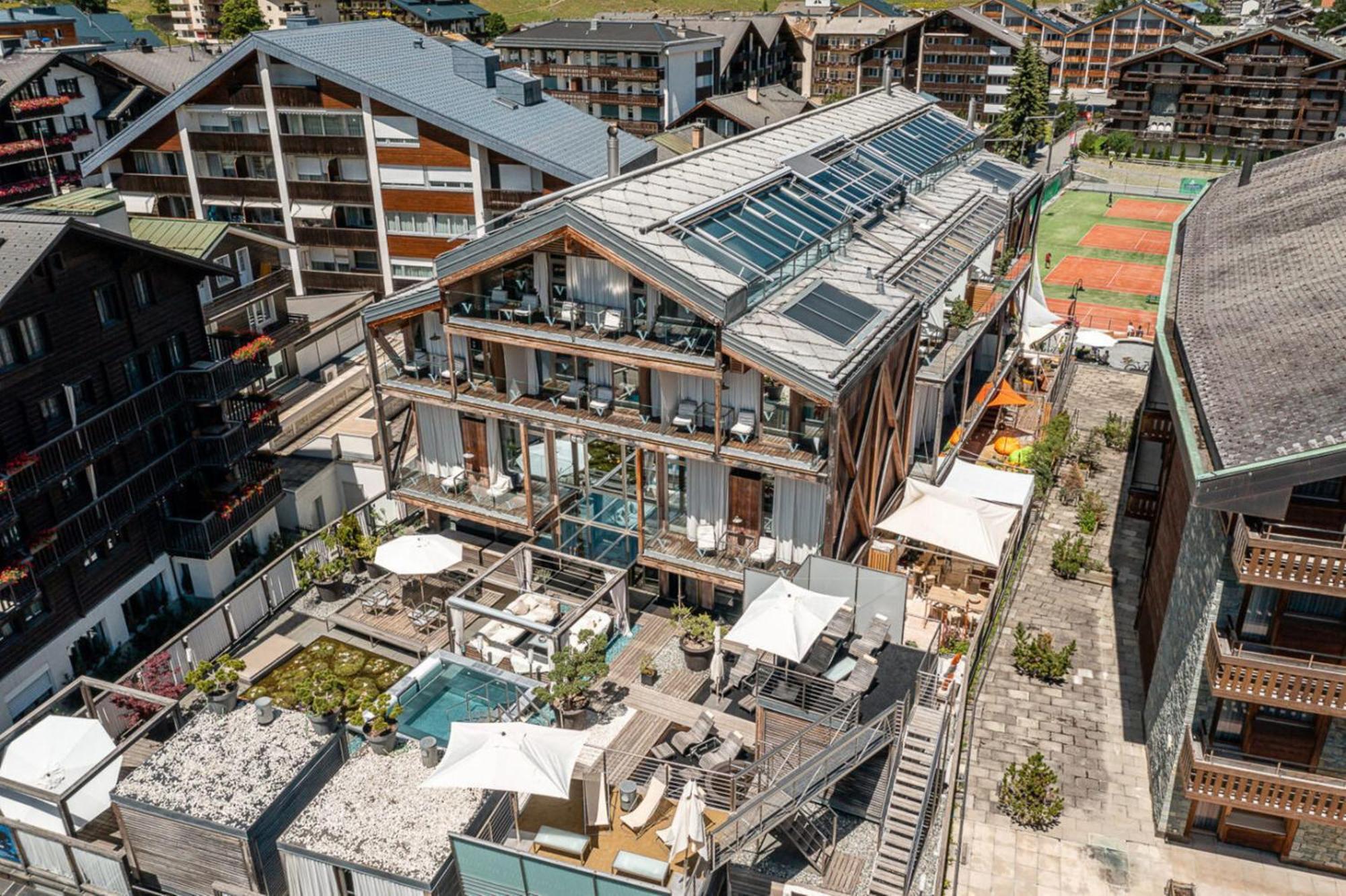Backstage Boutique Spa Hotel Церматт Экстерьер фото